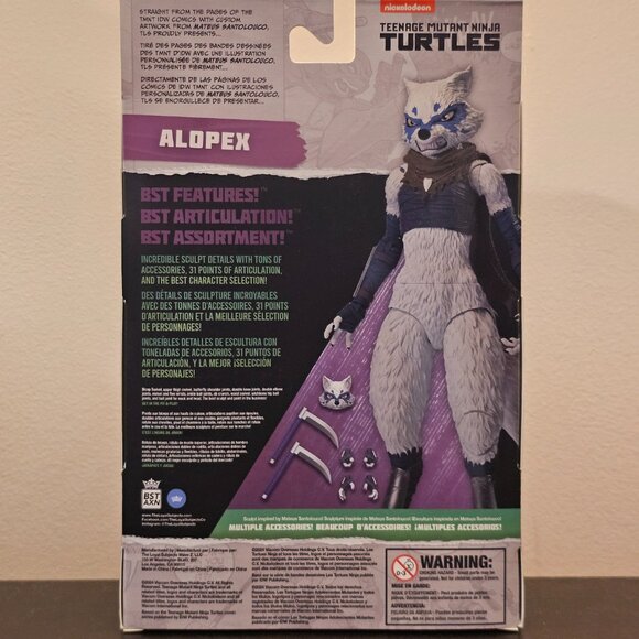Teenage Mutant Ninja Turtles BST AXN Alopex Vigilante 5" Action Figure - Picture 5 of 9